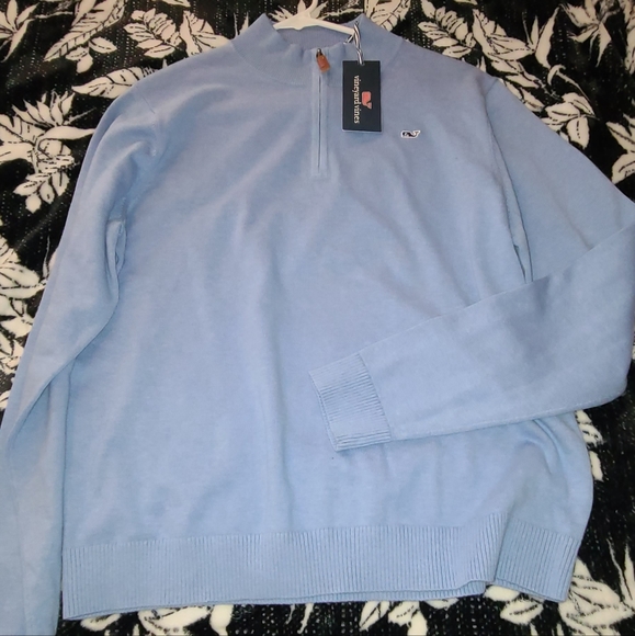 NWT VINEYARD VINES 1/4 ZIP SWEATER - Picture 1 of 4
